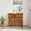 Berkfield Sideboard Solid Mahogany Wood 75x30x65 cm 3