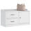 Berkfield Hallway Bench SANDNES White 87x40x50 cm Solid Wood Pine 1