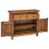 Berkfield Sideboard Solid Mahogany Wood 75x30x65 cm 4