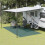 Berkfield Tent Carpet Green 5x2.5 m 1