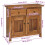 Berkfield Sideboard Solid Mahogany Wood 75x30x65 cm 10