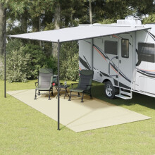Berkfield Tent Carpet Cream 5.5x2.5 m