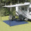 Berkfield Tent Carpet Blue 3x3 m 1