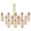 Berkfield 13 Piece Number Kubb Game Set with Carrying Bag Solid Pine Wood 1
