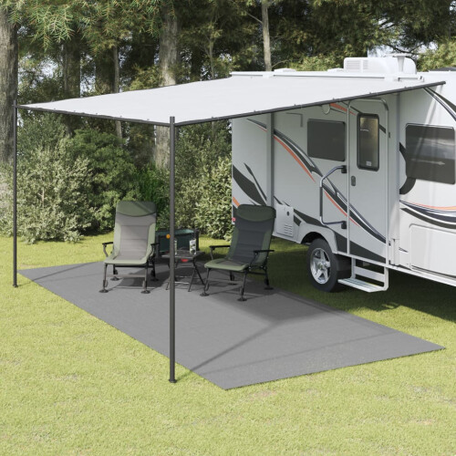 Berkfield Tent Carpet Anthracite 5.5x2.5 m