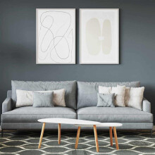 Berkfield Wall Paint Grey 2.5 L Wall Print