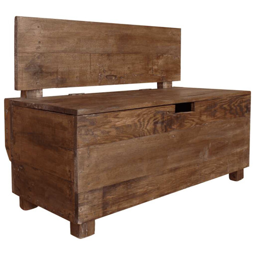 Berkfield Bench Solid Mahogany Wood 86x40x60 cm 1