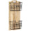 Berkfield Wall-mounted Magazine Rack 33x10x67 cm Solid Rough Mango Wood 6