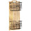 Berkfield Wall-mounted Magazine Rack 33x10x67 cm Solid Rough Mango Wood 7