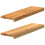 Berkfield Window Sills 2 pcs†Light Brown 70x20x2 cm Solid Wood Oak 1