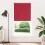 Berkfield Roller Blind Blackout Red 105x210 cm Fabric Width 100.7 cm Polyester 1