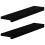 Berkfield Window Sills 2 pcs†Dark Brown 70x15x2 cm Solid Wood Oak 1
