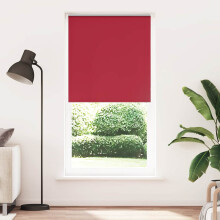 Berkfield Roller Blind Blackout Red 105x230 cm Fabric Width 100.7 cm Polyester
