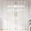 Berkfield Voile Curtains with Grommets 2 pcs White 1