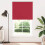 Berkfield Roller Blind Blackout Red 130x230 cm Fabric Width 126.6 cm Polyester 1