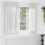 Berkfield Voile Curtains with Grommets 2 pcs White 1
