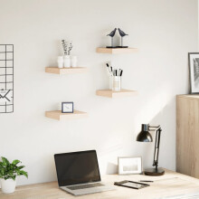 Berkfield Floating Shelves 4 pcs 23x23.5x4 cm Engineered Wood