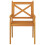 Berkfield Outdoor Dining Chairs 4 pcs Solid Wood Acacia 4