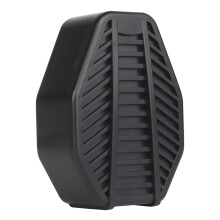 Reusable Respirator Mask with HEPA Filter, Comfort Silicone Seal, Black Half Face Design