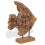 Berkfield Fish Sculpture Teak 40x12x57 cm 6