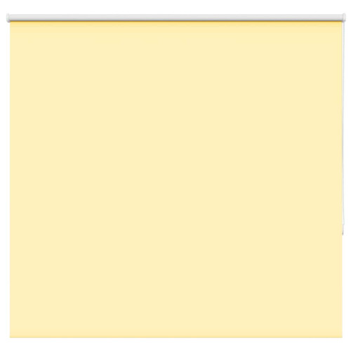 Berkfield Roller Blind Blackout Yellow 150x130 cm Fabric Width 146.6 cm Polyester