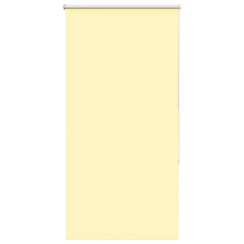 Berkfield Roller Blind Blackout Yellow 75x130 cm Fabric Width 70.7 cm Polyester