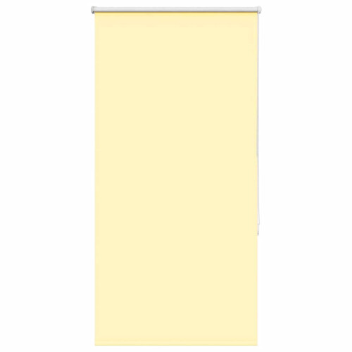 Berkfield Roller Blind Blackout Yellow 85x150 cm Fabric Width 80.7 cm Polyester