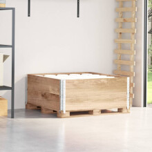 Berkfield Pallet Collars 2 pcs 100x100 cm Solid Wood Pine