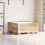 Berkfield Pallet Collars 2 pcs 100x100 cm Solid Wood Pine 1