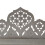 Berkfield Hand carved 5-Panel Room Divider Grey 200x165 cm Solid Mango Wood 3