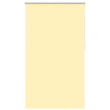 Berkfield Roller Blind Blackout Yellow 130x230 cm Fabric Width 126.6 cm Polyester