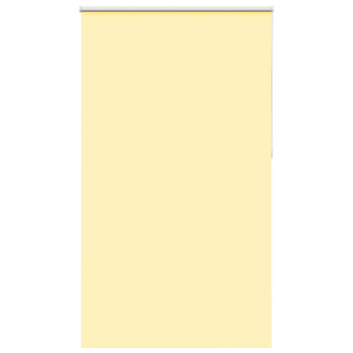 Berkfield Roller Blind Blackout Yellow 130x230 cm Fabric Width 126.6 cm Polyester