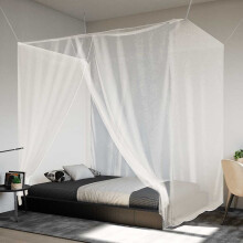 Berkfield Hanging Mosquito Net 156 Mesh White 220x180x180 cm