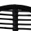 Berkfield Dining Chairs 2 pcs Black Natural Rattan 4
