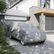 Berkfield Car Cover for SUV Full Grey XL Non-Woven Fabric