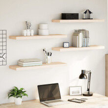 Berkfield Floating Shelves 4 pcs 80x23.5x4 cm Engineered Wood