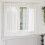 Berkfield Voile Curtains with Rod Pockets 2 pcs White 1