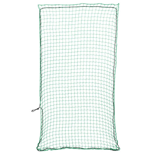 Berkfield Trailer Net with Elastic Rope Green 4x2 m PP