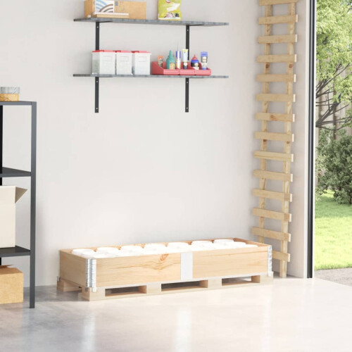 Berkfield Pallet Collar 150x50 cm Solid Wood Pine