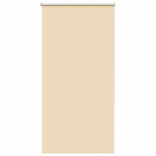 Berkfield Roller Blind Blackout Beige 75x150 cm Fabric Width 70.7 cm Polyester
