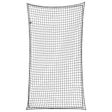 Berkfield Trailer Net with Elastic Rope Black 4.5x2.5 m PP