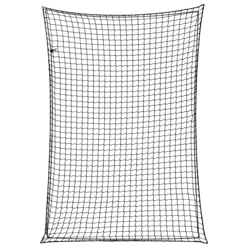 Berkfield Trailer Net with Elastic Rope Black 5x3.5 m PP