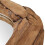 Berkfield Decorative Mirror Teak 80 cm Round 8