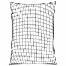 Berkfield Trailer Net with Elastic Rope Black 4x3 m PP