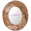 Berkfield Decorative Mirror Teak 80 cm Round 10