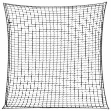 Berkfield Trailer Net with Elastic Rope Black 3x3 m PP