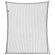 Berkfield Trailer Net with Elastic Rope Black 3.5x3 m PP