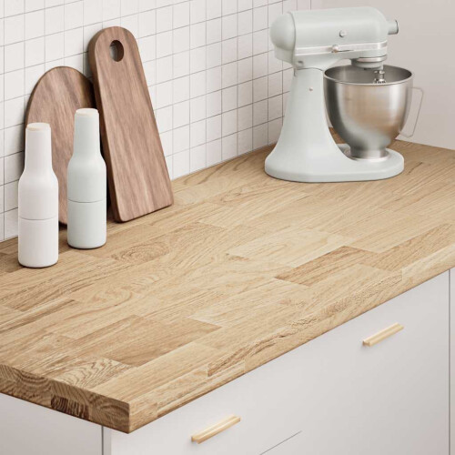 Berkfield Kitchen Worktop 140x63.5x4 cm Solid Wood Oak Rectangular