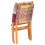 Berkfield Folding Chindi Chair Multicolours Fabric 5