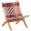 Berkfield Folding Chindi Chair Multicolours Fabric 9